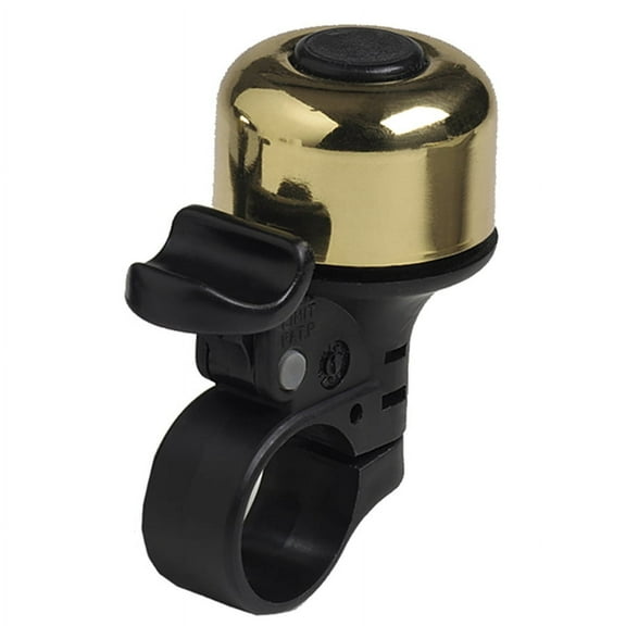 Incredibell Brass Solo Bell Gold 33mm Dome Handlebars 21.7-24mm