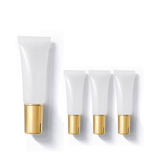 Aspire 4 Pack 0.34 OZ/10 ML Frosted Makeup Eye Cream Bottle Cosmetic Soft Tube