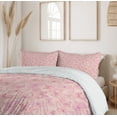thumbnail image 6 of Ambesonne Pale Pink Duvet Cover Set, Butterflies Ornate Wings, 2-Calking, White Peach and Pink, 6 of 6