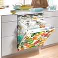 thumbnail image 2 of Yayeee Magnetic Dishwasher Cover for The Front Decoration Home Kitchen Machine Sticker Protector, Beige Leaves, 2 of 6