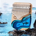 thumbnail image 1 of Piano Pouce Portable Piano Tons Multiples Mini Résine Kalimba Doigt Pincé Instrument de Musique, 1 of 5