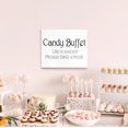 thumbnail image 6 of JennyGems Candy Buffet Wood Sign,  Candy Bar Sign, Wedding Decorations, Party Decor, Dessert Table (White), 6 of 11