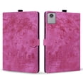 thumbnail image 2 of FJLBDE Case for Lenovo Tab M11/Tab K11 LTE 11 inch 2024 TB330FU with Stand, Card Slot, Embossed Cat PU Leather Cover, Rose, 2 of 7