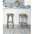 thumbnail image 4 of Whit Rattan Seat Backless Counter Stool, Natural, 4 of 4