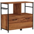 thumbnail image 1 of Vinsetto Vertical Filing Cabinet with Hanging Bars for A4 Letter Legal, 1 of 10
