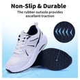 thumbnail image 6 of AHUSIR Women's Walking Shoes with Arch Support Plantar Fasciitis Relief Athletic Tennis Sneakers for Gym Workout Exercise US 5.5-11, 6 of 10