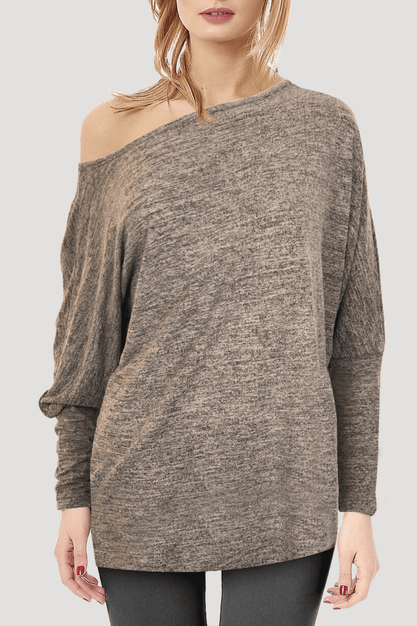 Sonja By Sonja Women's Morgan Bree Boat Neck Batwing Top