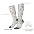 thumbnail image 4 of Logiee Fastfood 2 Print Gift Stocking Stuffers,Adult Stockings,Novelty Socks,Funny Socks Birthday Running Walking Sleeping, 4 of 6