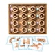 thumbnail image 2 of Juego de combinación de formas Montessori, juguete educativo de rompecabezas para pequeños y niñas Color de la madera CUTICAT Juego de apilamiento, 2 of 8