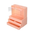 thumbnail image 2 of Organizador de cosméticos rosa, 2 of 5