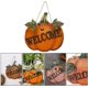 thumbnail image 3 of Durable Wooden Welcome Door Sign Home Decor Rural Style Hanging Board for Store Home Halloween Decoration, 3 of 5