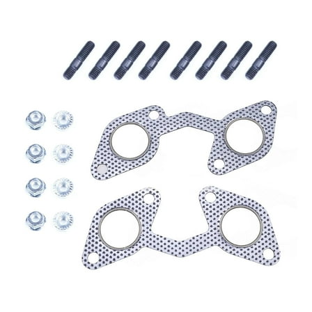 V2203 Exhaust Manifold Install kit 1A091-12360 1A09112360 Fits for Kubota V2203 V2003 V2403 V1902 Engine 1A091-12350 1A09112350
