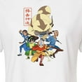 thumbnail image 3 of Avatar - The Last Airbender - Aang Group - Juniors Cropped Cotton Blend T-Shirt, 3 of 5