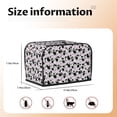 thumbnail image 5 of Fotbe Cute Animal with Cow for Two Slice Toaster Cover, Fingerprint Protector, Super Soft Appliance Cover And Dust Cover,Bread Dust Cover & Fingerprint Protection, 5 of 7
