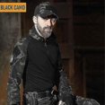 thumbnail image 2 of Camisa táctica del ejército para hombres, camisa de combate militar, ropa de caza, camisa de camuflaje, camiseta de Paintball, 2 of 5