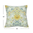 thumbnail image 2 of Creative Co-Op Cotton Pillow with Floral Pattern, 2 of 9