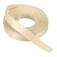 thumbnail image 1 of Bisel de Uxcell, Cinta de Chapa de Madera Pre-pegada Flexible para Bisel de Contrachapado con Adhesivo Termofusible para Restauración de Muebles Abeto 1 pulgada x 49 pies, 1 of 7