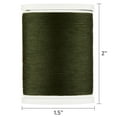 thumbnail image 3 of (3 pack) Hello Hobby Moss 100% Polyester All Purpose Thread, 300 Yards, 3 of 6