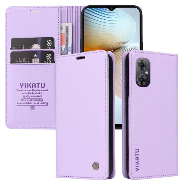Funda para Xiaomi POCO M4 5G Estuche de Cuero PU Tipo Cartera con Ranuras para Tarjetas y Cierre Magnético