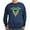 Navy, variant on CafePress - Power Rangers Green Rang - Classic Crew Neck Sweatshirt