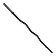 CAP Barbell Standard 1 in. Solid Chromed E-Z Weight Curl Bar, 47 in., Black