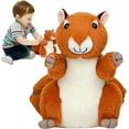 thumbnail image 6 of Joyivity Reversible Nut Squirrel Plush Toy, Lovely Stuffed Animal Cute Fluffy Plushies for Baby Birthday Gifts, 10", 6 of 8
