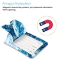thumbnail image 7 of 2PCS Luggage Tags, Privacy Cover ID Label with Stainless Steel Loop and Address Card for Travel Cruise Bag Suitcase, Sandy Wave, 7 of 7