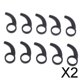 thumbnail image 1 of Paquete de 2-4 ganchos de silicona para auriculares internos 2 piezas, 1 of 6