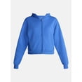 thumbnail image 6 of No Boundaries Boxy Zip Up Hoodie, Women's XXS-XXL, 6 of 6