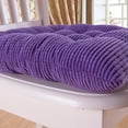 thumbnail image 5 of Nvzi Comfortable & Soft Seat Cushions Kitchen Dining Chair Pad with Ties (Large, Yellow), 5 of 5