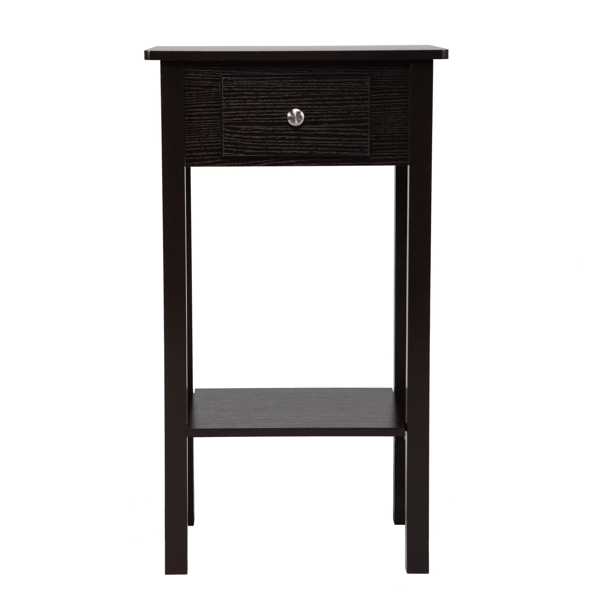 Kepooman Modern Versatile High-Leg Nightstands Side End Table Night Stand Storage Shelf with Drawer for Living Room Bedroom, Brown Kepooman Modern Versatile High-Leg Nightstands Side End Table Night Stand Storage Shelf with Drawer for Living Room Bedroom, Brown