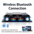 thumbnail image 2 of Amplificador Bluetooth HIFI Amplificador de Sonido de Audio Digital de 4 Canales Radio FM Soporte MP3 USB SD de Audio Doméstico, Enchufe de la UE, 2 of 5