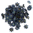 thumbnail image 2 of 100pcs Cabezas De Flores De Margaritas Artificiales Flores Artificiales Decoración De Manualidades Diy Manualidades Tarjetas Azul oscuro Soledad Flor de Margarita de seda artificial, 2 of 8