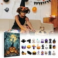 thumbnail image 4 of TIELUTT Halloween Countdown Calendar Surprise Blind Advent Set with 24 Mini Toys for Battery Powe Wreath Lights with Timer Turtle Kitchen Timer Interval Timer for Workout Sand Timers for Adults Kitch, 4 of 7