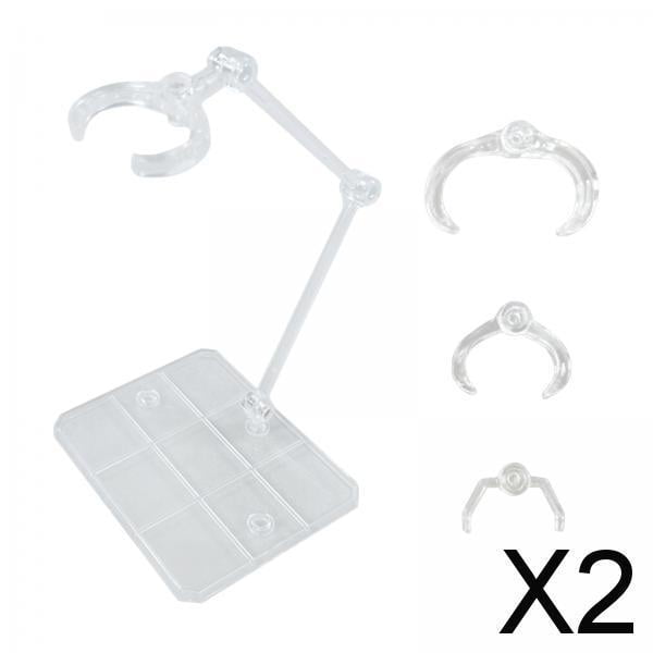 Montaje Hugo 1/144 Soporte de Figura de Acción Transparente 2 piezas