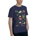 thumbnail image 2 of Bingfone Cute Dinosaurs Men'S Loose Fit Short-Sleeve Pocket T-Shirt, 2 of 7