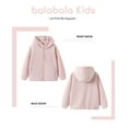 thumbnail image 3 of Balabala Kids Fleece Jacket with Hood, Full Zip Warm Winter Coat with Pockets for Toddlers and Kids, 3 of 5