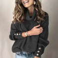 thumbnail image 1 of Autumn and winter new ladies turtleneck sweater (S), 1 of 2