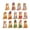 A001- Clear (Orange Cat), variant on 13 Pack, Interchangeable Seasonal Decor Tabby Cat Figurine Set, Cat Decor for Home for All Holiday Occasions Christmas Halloween Easter Valentine's Day St Patricks Day Patriotic