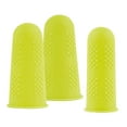 thumbnail image 5 of 3 Pieces Silicone Insulation Finger Cover Thumb Protector Fingers Cover Durable for Kitchen Heat Resistant Anti Slip Finger Protector Sleeve yellow, 5 of 9