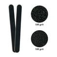 thumbnail image 2 of Limas de uñas LNAUJS negras profesionales de grano 100/180 (paquete de 20), 2 of 5