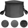 thumbnail image 3 of Paquete de 2 bolsas redondas de 12.5 x 7.8 pulgadas, bolsas térmicas aisladas para repostería y tartas, enfriador de pasteles reutilizable y bolsas portadoras de cazuela para comida de comida, 3 of 4