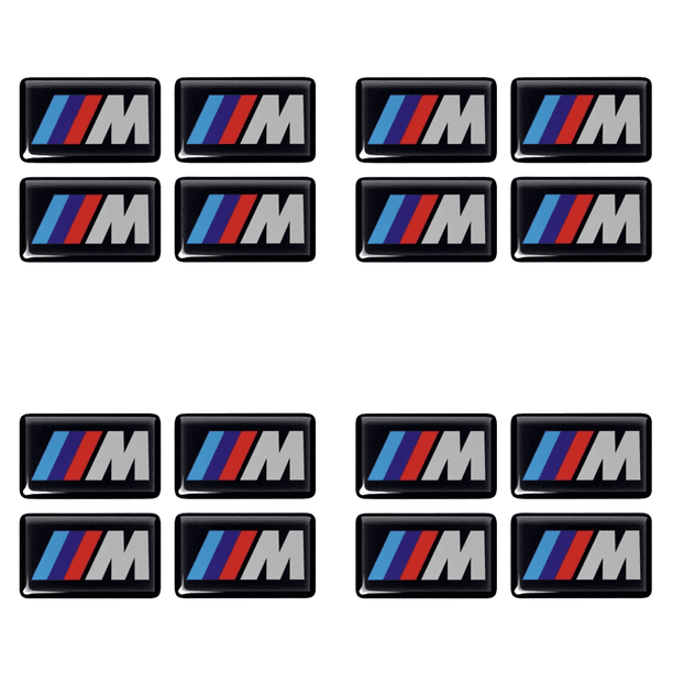 4 Uds Pegatina Repuesto Emblema Insignia para Serie M