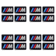 thumbnail image 1 of 4 Uds Pegatina Repuesto Emblema Insignia para Serie M, 1 of 4