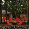 thumbnail image 2 of Wildridge Heritage Sunset Adirondack Chair, Cardinal Red, Outdoor Weather Resistant Poly Patio Furniture, 2 of 5