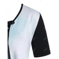 thumbnail image 3 of Talla grande de Talla Ombre Ombre Flower Flower Tunic Tee Rosegal Camisetas tallas grandes, 3 of 5