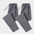 thumbnail image 6 of zaveiop Woman Sherpa Fleece Lined Athletic Sweatpants Winter Warm Running Casual Heavyweight Jogger Pants with Zipper Pockets (Z-Grey, 3XL), 6 of 6
