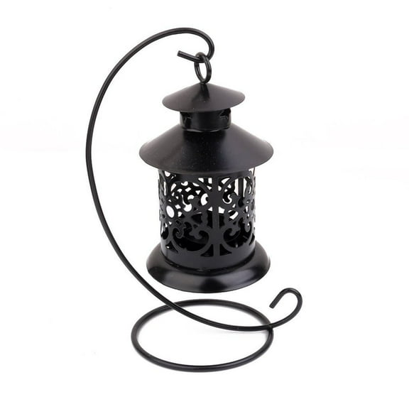 Crystal Pineapple Candle Holders Candlesticks Black Glass Tea-light Lanterns for Elegant Classic