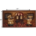 thumbnail image 4 of Kashi Home Kitchen Rug, Printed Area Rug, Durable Floor, Door Mat, Farmhouse Non-Slip Carpet Latex Backing Beautiful Design Chef 2pc Set (18X30 Rectangle & 20X40), 4 of 5