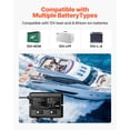 thumbnail image 2 of VEVOR 2-Bank 5A 12V Smart Marine Battery Charger Onboard IP68 Waterproof Boat RV Yacht, 2 of 9